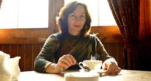 Natalia Estemirova. Photo by Dylan Martinez (the name of the source, “Caucasian Knot,” can be provided upon request). Natalia Estemirova. Photo by Dylan Martinez (the name of the source, “Caucasian Knot,” can be provided upon request).